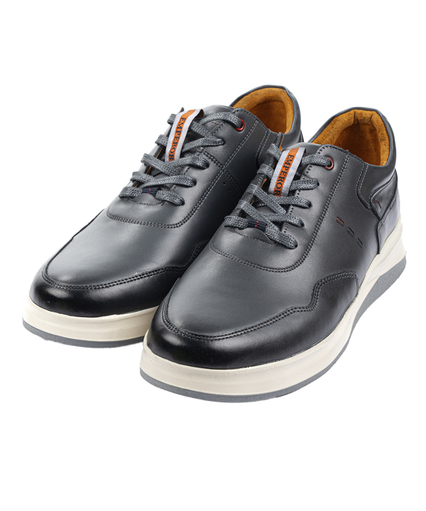 کفش روزمره چرم طبیعی مردانه شیما مدل تایگر بندی