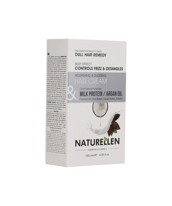 کرم موی شیر نچرالن Naturellen مدل Milk Protein حجم 120 میلی‌لیتر