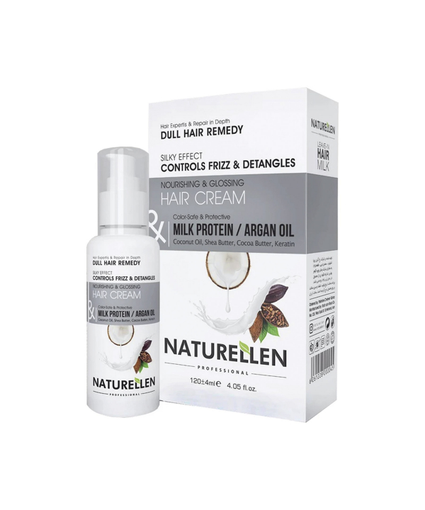 کرم موی شیر نچرالن Naturellen مدل Milk Protein حجم 120 میلی‌لیتر