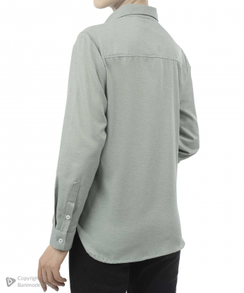 شومیز نخی آستین بلند زنانه تولیکا مدل 33018