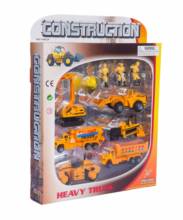 کیت اسباب بازی ماشین آلات راه سازی CONSTRUCTION