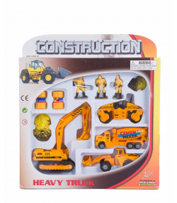 کیت اسباب بازی ماشین آلات راه سازی CONSTRUCTION