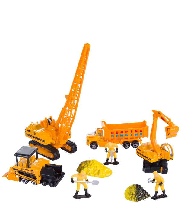 کیت اسباب بازی ماشین‌آلات راه‌سازی CONSTRUCTION