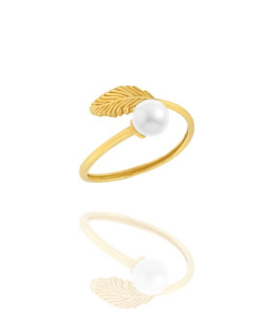 انگشتر طلا برگ میوگلد Mio Gold کدR1493