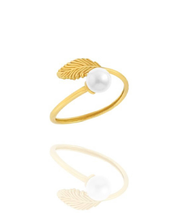 انگشتر طلا برگ میوگلد Mio Gold کدR1493