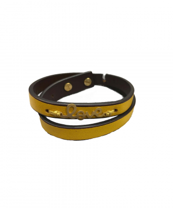 دستبند طلا LOVE میوگلد Mio Gold کدBRL228