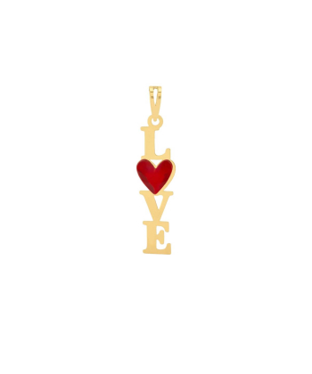 پلاک طلا LOVE میوگلد Mio Gold کدN3049