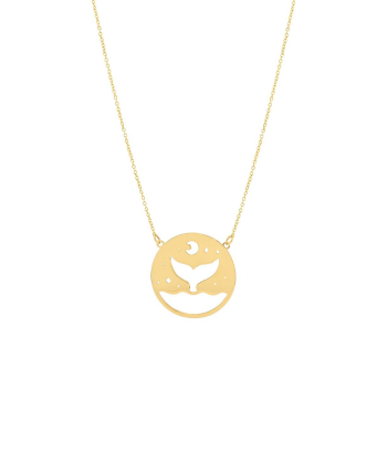 گردنبند طلا دم نهنگ میوگلد Mio Gold کدNC1723