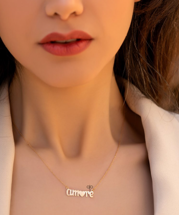 گردنبند طلا amoreمیوگلد Mio Gold کدNC568
