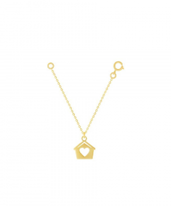 آویز طلا ساعت خونه میوگلد Mio Gold کدW138