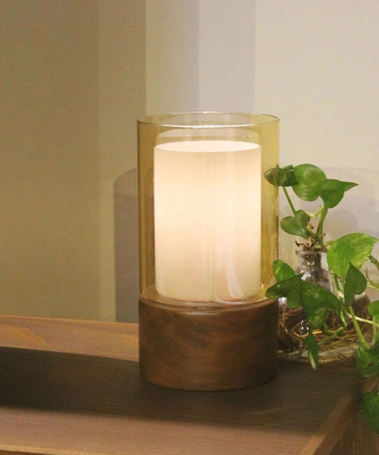 آباژور رومیزی چوبی چشمه نور مدل HN9080