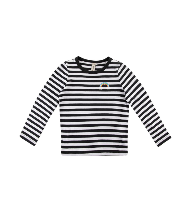 تیشرت آستین بلند دخترانه راه راه جین وست Jeanswest