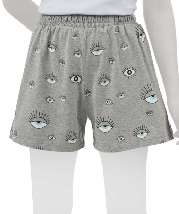 شلوارک نخی راحتی زنانه هیوان مدل 542489