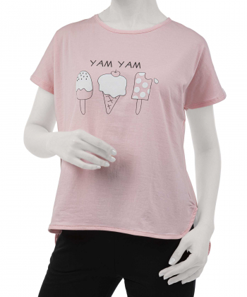تیشرت آستین کوتاه زنانه مادر مدل Gelato-P