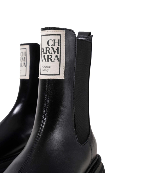 نیم بوت چرم طبیعی زنانه چرم آرا CharmAra مدل chloe