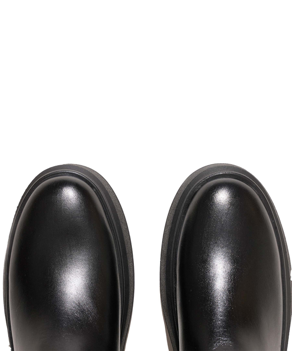 نیم بوت چرم طبیعی زنانه چرم آرا CharmAra مدل charlotte