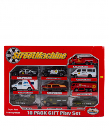 ست ماشین اسباب بازی Street Machine بسته 10عددی
