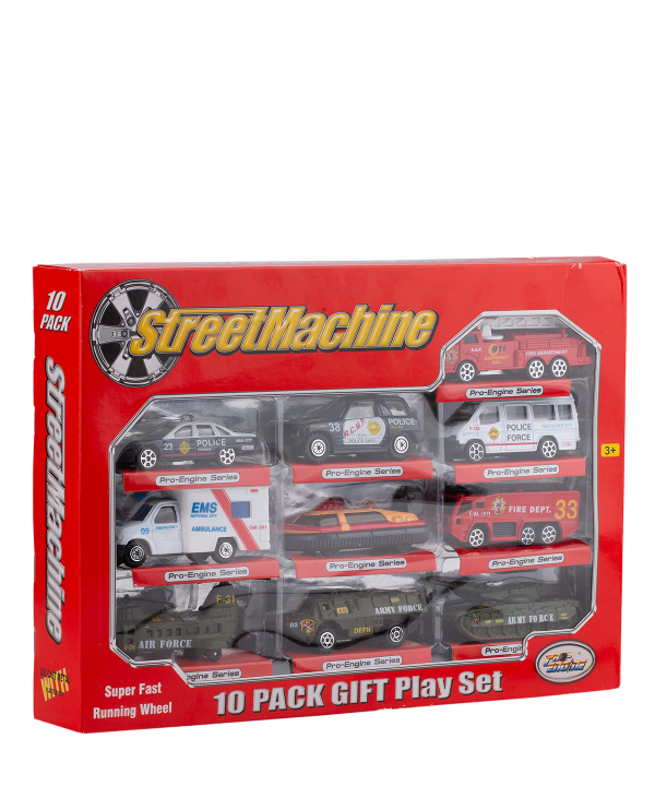 ست ماشین اسباب‌بازی Street Machine بسته 10عددی