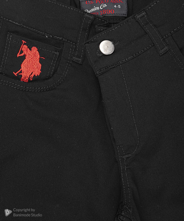 شلوار کتان بچگانه یو اس پولو کیدز US Polo Kids کد 1026B2