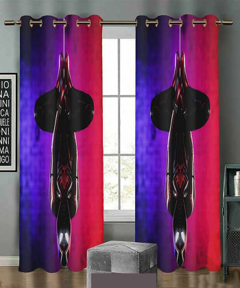 پرده نوپه هوم Nope Home مدل مخمل پانچی طرح spiderman سایز 140x280