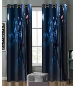 پرده نوپه هوم Nope Home مدل مخمل پانچی طرح اسپایدرمن سایز 140x280