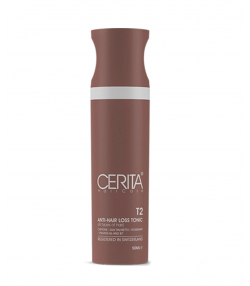 تونیک ضد ریزش مو سریتا Cerita مدل T2 حاوی کافئین حجم 50 میلی لیتر