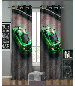 پرده نوپه هوم Nope Home مدل مخمل پانچی طرح ماشین اسپورتی سایز 140x280