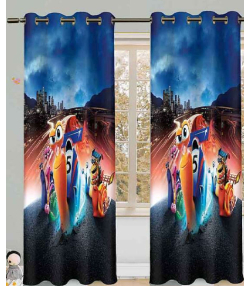 پرده نوپه هوم Nope Home مدل مخمل پانچی طرح انیمیشن کارتونی سایز 140x280