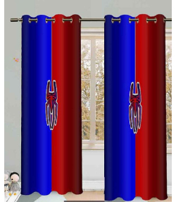 پرده نوپه هوم Nope Home مدل مخمل پانچی طرح عنکبوت کارتونی سایز 140x280