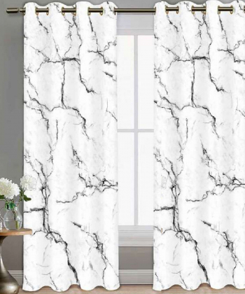 پرده نوپه هوم Nope Home مدل مخمل پانچی طرح ماربل سایز 140x280