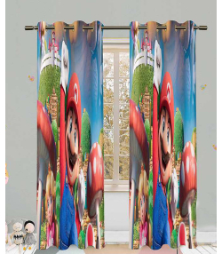 پرده نوپه هوم Nope Home مدل مخمل پانچی طرح ماریو سایز 140x280