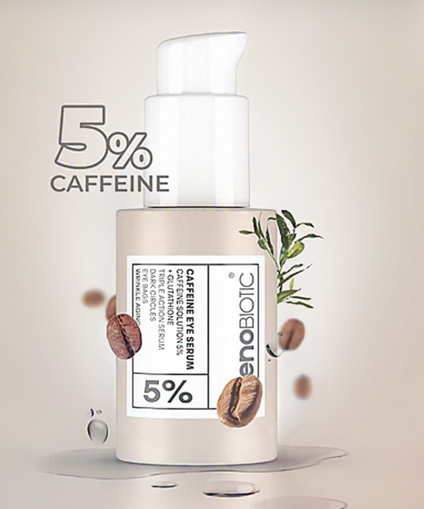 سرم کافئین ژنوبایوتیک Geno Biotic مناسب دور چشم حجم 30 میلی لیتر
