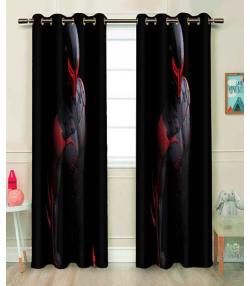 پرده نوپه هوم Nope Home مدل مخمل پانچی طرح کارتونی اسپایدرمن سایز 140x280