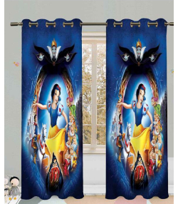 پرده نوپه هوم Nope Home مدل مخمل پانچی طرح سفیدبرفی سایز 140x280