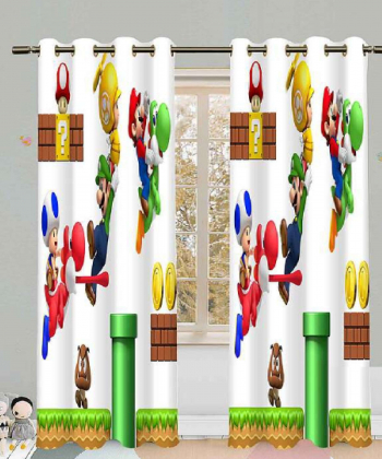 پرده نوپه هوم Nope Home مدل مخمل پانچی طرح قارچ خور سایز 140x280