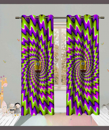 پرده نوپه هوم Nope Home مدل مخمل پانچی طرح باب اسفنجی سایز 140x280