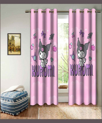 پرده نوپه هوم Nope Home مدل مخمل پانچی کارتونی سایز 140x280