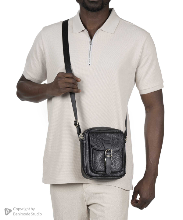کیف کراس بادی چرم طبیعی بیسراک Bisrak مدل NL-Crossbody-SportN2-F