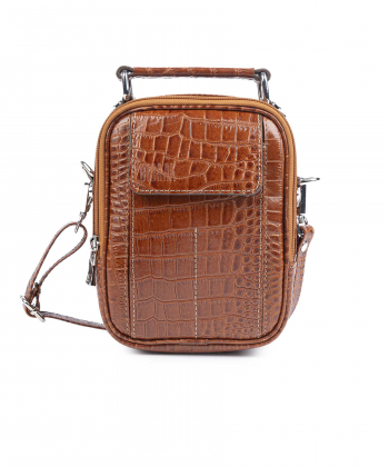 کیف کراس بادی چرم طبیعی بیسراک Bisrak مدل NL-Crossbody-Ava-R