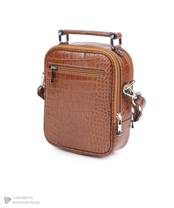 کیف کراس بادی چرم طبیعی بیسراک Bisrak مدل NL-Crossbody-Ava-R