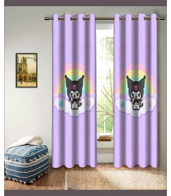 پرده نوپه هوم Nope Home مدل مخمل پانچی طرح گربه سایز 140x280