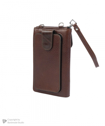 کیف پاسپورتی چرم طبیعی بیسراک Bisrak مدل PassportBag-102Ta