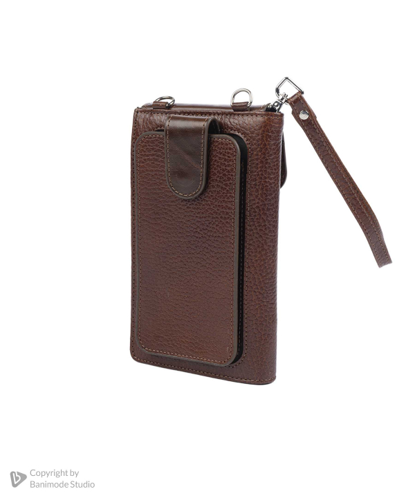 کیف پاسپورتی چرم طبیعی بیسراک Bisrak مدل PassportBag-102Ta
