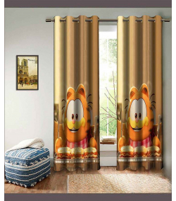 پرده نوپه هوم Nope Home مدل مخمل پانچی طرح گارفیلد سایز 140x280
