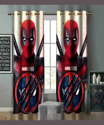 پرده نوپه هوم Nope Home مدل مخمل پانچی طرح مرد عنکبوتی سایز 140x280