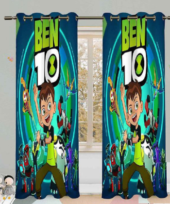 پرده نوپه هوم Nope Home مدل مخمل پانچی طرح بن تن W5424