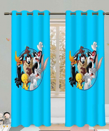 پرده نوپه هوم Nope Home مدل مخمل پانچی طرح والت دیزنی سایز 140x280
