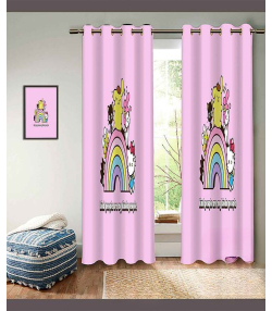 پرده نوپه هوم Nope Home مدل مخمل پانچی طرح رنگین کمان سایز 140x280