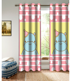 پرده نوپه هوم Nope Home مدل مخمل پانچی طرح اسب آبی سایز 140x280