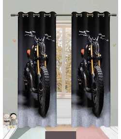 پرده نوپه هوم Nope Home مدل مخمل پانچی طرح موتور سایز 140x280